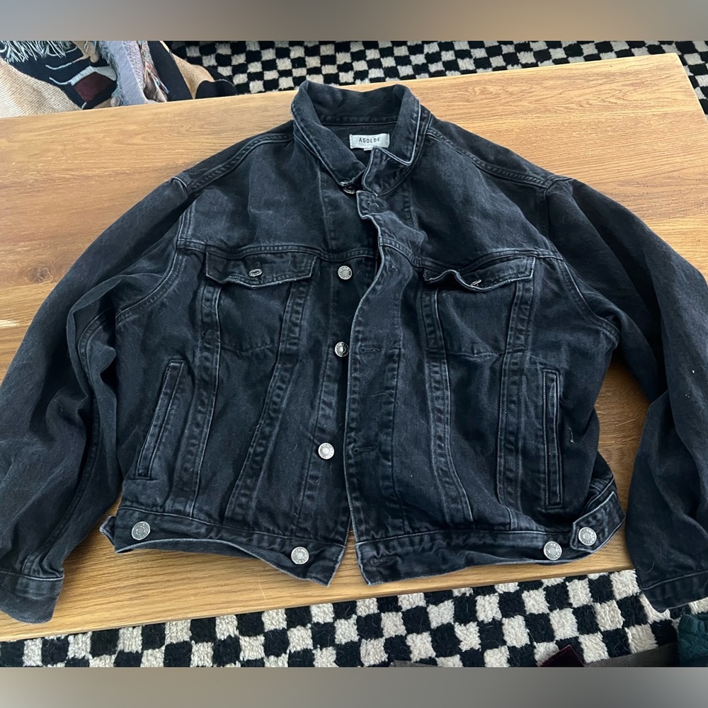 Agolde black Jean jacket